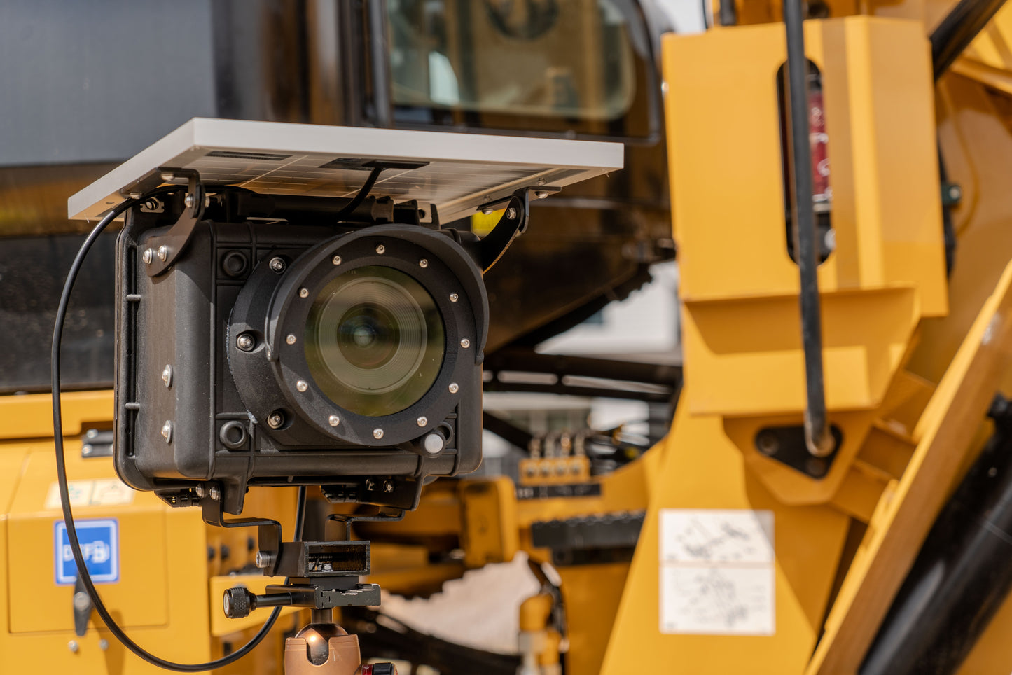 Chronos Edge autonomous DSLR construction time-lapse camera deployed for long-term project documentation and remote monitoring.